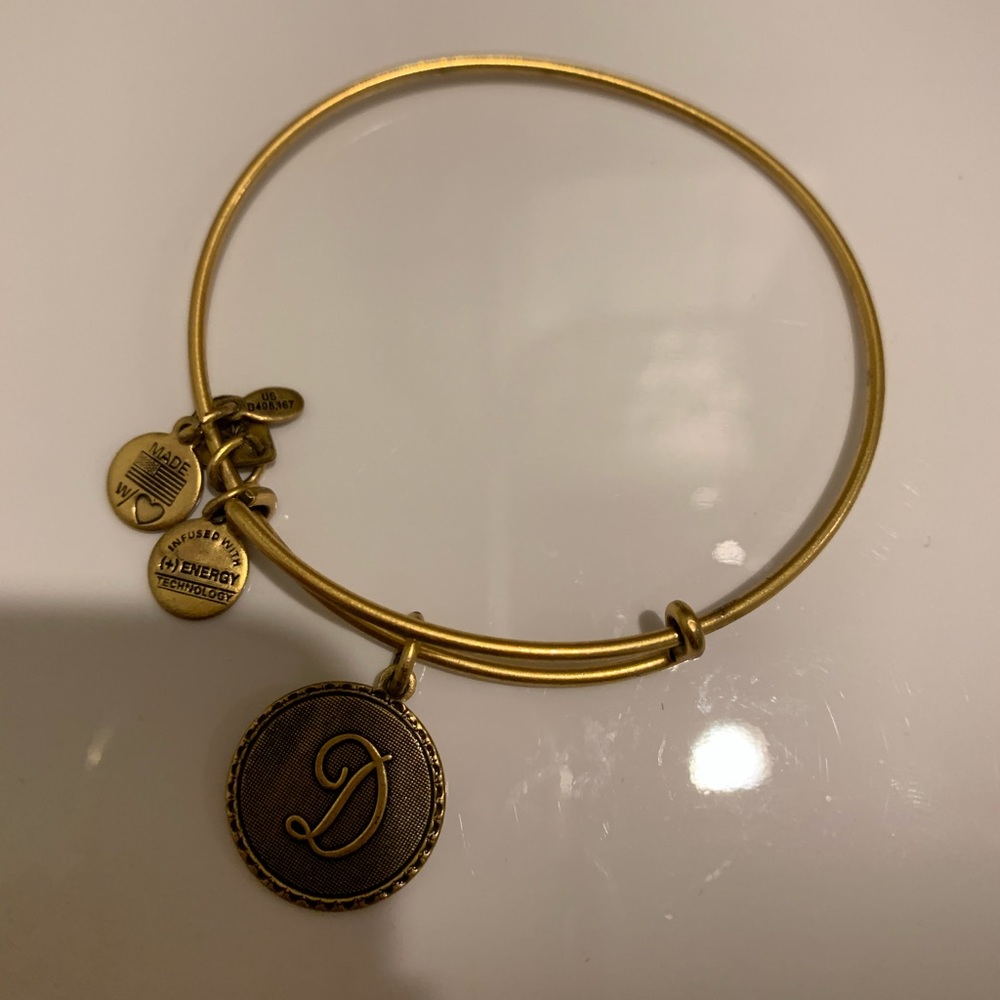 D Initial Alex & Ani Bracelet